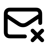 Mail Xmark SVG Icon